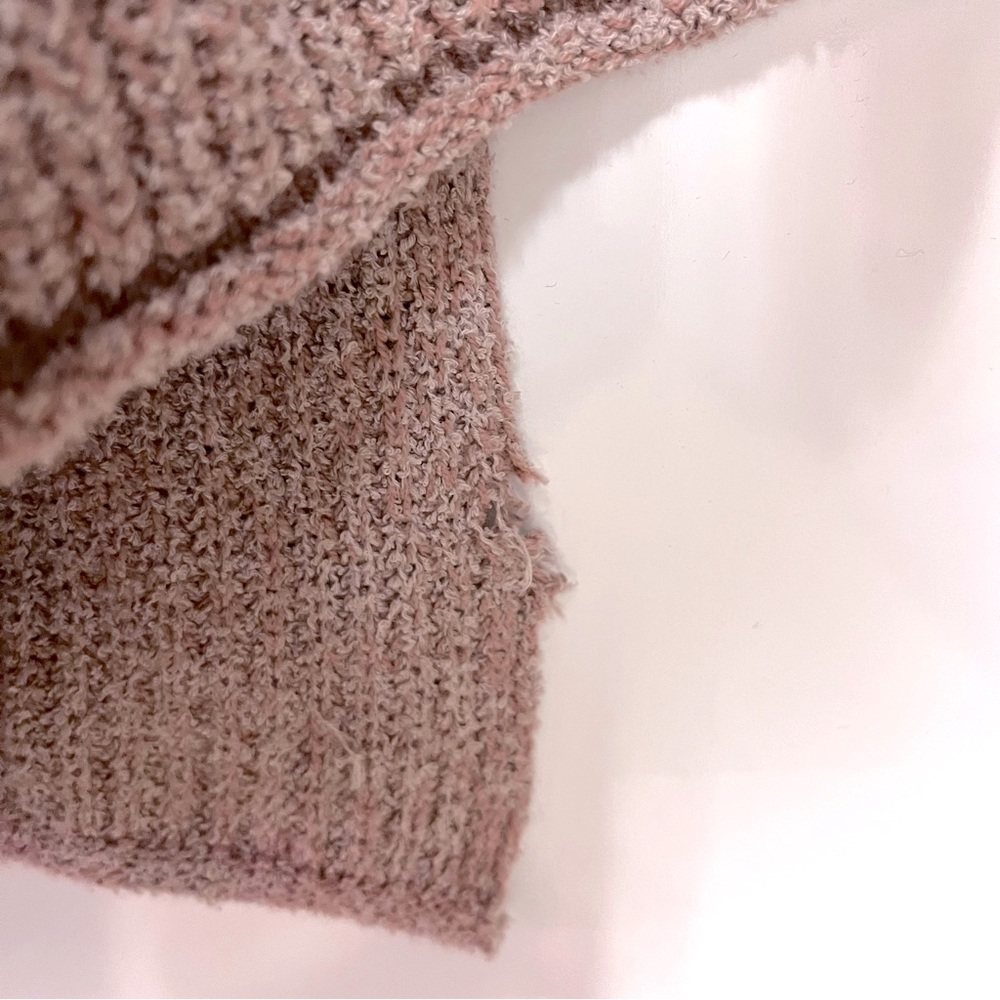 Free People Low Tide Cardigan Oversized Slouchy Cozy Knit Sweater Rose Pink Boho - Picture 16 of 16